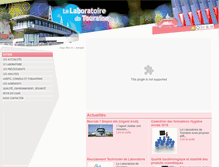 Tablet Screenshot of laboratoiredetouraine.fr
